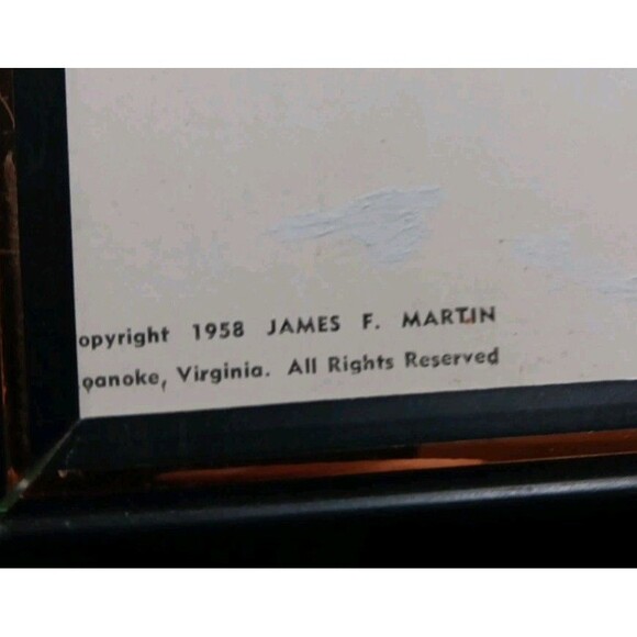 James F Martin Civil War 11" x 14" Print “Forget Hell" Vtg 1958 - Picture 3 of 3